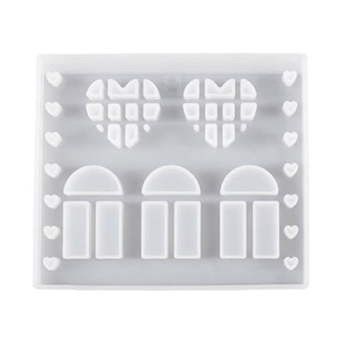 XAGMODSHN House Candle Molds Love House Silikonform Gipsformen Epoxidharz Formen für Kerzenständer Dekorationen von XAGMODSHN