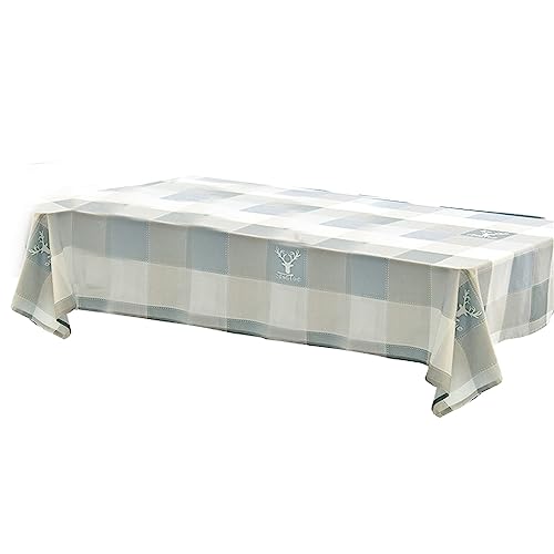 XAGMODSHN Rechteckige Tischdecke, wasserdicht, widerstandsfähig, für Küche, Esszimmer, Tischdekoration, nordischer Tisch von XAGMODSHN