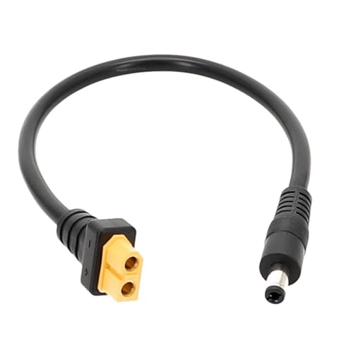 XAGMODSHN XT60/T Stecker Bullet Connector auf DC5525 Stromkabel 5,5 x 2,5 mm Adapter für TS101 PINE64 HS01 Elektronischer Lötkolben von XAGMODSHN