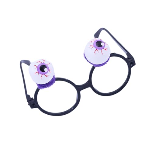 XANHOY Prank Halloween Brille für Kinder Erwachsene Festival Thema Cosplay Brille Party Zubehör Neuheit Augapfel Brille von XANHOY