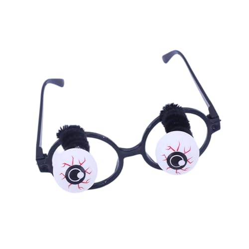 XANHOY Prank Halloween Brille für Kinder Erwachsene Festival Thema Cosplay Brille Party Zubehör Neuheit Augapfel Brille von XANHOY