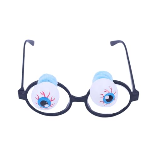 XANHOY Prank Halloween Brille für Kinder Erwachsene Festival Thema Cosplay Brille Party Zubehör Neuheit Augapfel Brille von XANHOY