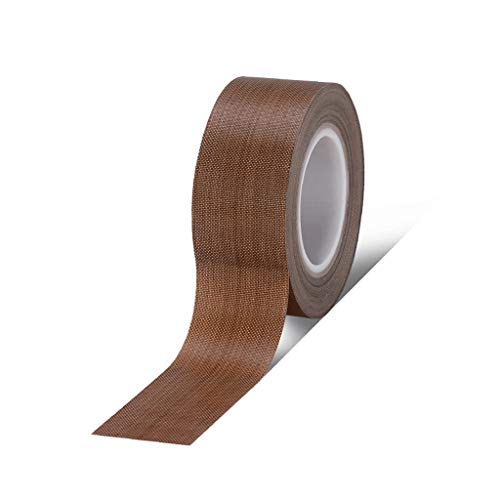 Büro-Klebeband, Teflonband – Hochtemperatur-Klebeband, Versiegelungsmaschine, Hitzebeständiges Hochtemperatur-Klebeband, Teflon-Brandschutzisolierung, 300 Grad, Elektris,0.13-60mm wide x10m long von XAoSCd