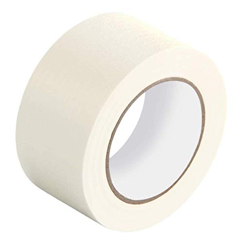 Heimwerker-Werkzeuge Zubehör Abdeckband Leicht Entfernbares Weißes Abdeckband Zum Malen 50 Mm X 50 M/24 Mm X 50 M – Papierband Klebebänder Zum Selbermalen, Beschriften,1 Roll 50mm X 50m-One Size von XAoSCd