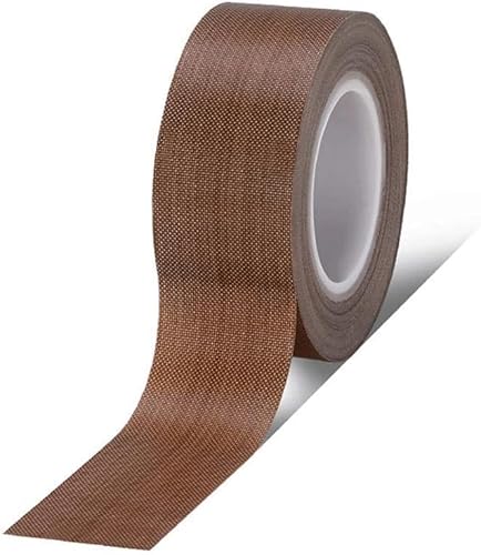 Selbstklebendes Teflonband - Hochtemperaturband Ptfe-Band Klebeband, Vakuummaschinen-Versiegelungsband Für Vakuum-Handimpuls-Versiegelungsgeräte, Hitzebeständig Bis 300 ,0.13-38mm wide x10m long von XAoSCd