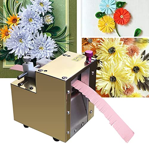 XAoSCd 3D-Papierrolle Mit Farbigen Quastenblumen, Elektrische Wiederaufladbare Papierrollenmaschine, Papierkunst-Quastenpapierrollenmaschine, von XAoSCd