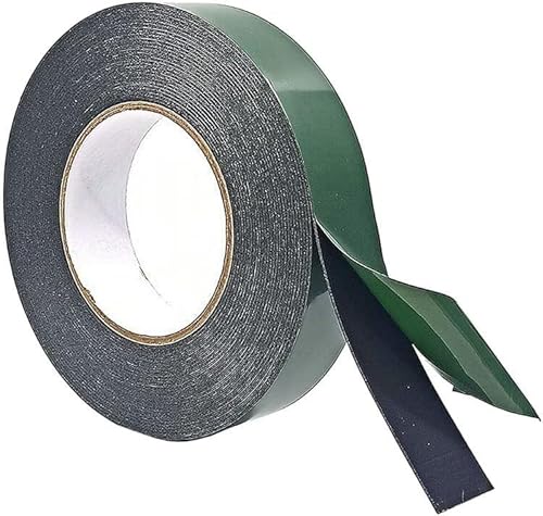 XAoSCd Für Heimbüro Und Heimwerkerprojekte 50 M Dickes 1 Mm Dickes Doppelseitiges Klebeband Stark Klebendes Schwarzes Schaumstoffband Zur Handyreparatur Dichtungsbildschirm PCB,Green+black-20MMX1MM von XAoSCd