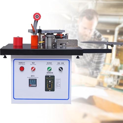 XAoSCd Kantenanleimmaschine, Tragbare Tischkantenanleimmaschine, Manuelle Tisch-Holzbearbeitungsbindemaschine, von XAoSCd