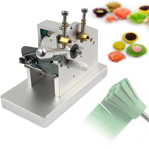 XAoSCd Manuelle DIY-Papierrollenmaschine, Papierkunst-Quastenmaschine, Einstellbare Quastenbreite, Werkzeug Zur Herstellung Von Papierblumen, Für Handgefertigtes, Einzigart, von XAoSCd