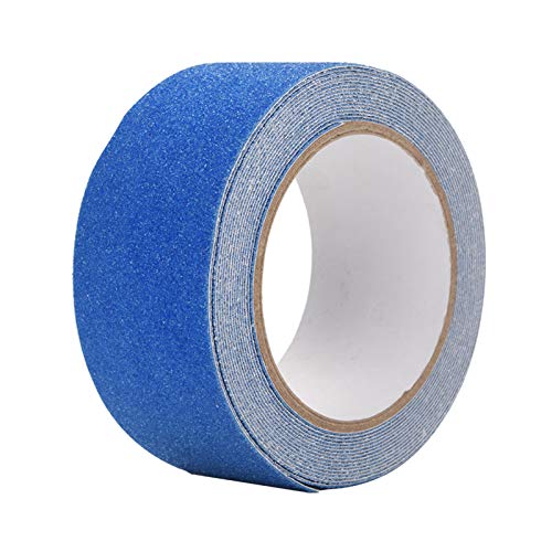 XAoSCd Mehrzweckband, Klebeband, Anti-Rutsch-Band, Buntes 5 M X 5 cm PVC-Anti-Rutsch-Klebeband Für Die Sicherheitsdekoration Von Treppenstufenböden,Blue-One Size von XAoSCd