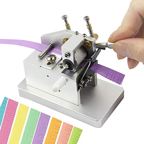 XCSCUK Quastenschneidemaschine, manuelle Papierquastenrollmaschine, DIY-Werkzeuge zur Herstellung von Quastenblumenrollen, geeignet für Bastelklassen von XCSCUK