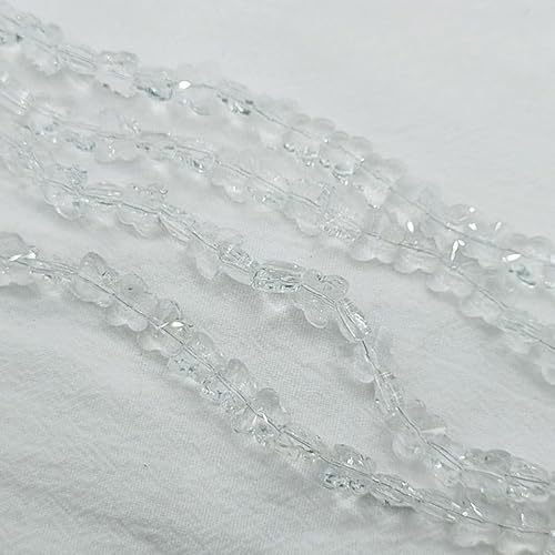 XDNHD Bunte Glasperlen, 10 mm, transparent, galvanisiert, Bastelperlen für Schmuckherstellung, Armband, Halskette, 200–1000 Stück von XDNHD