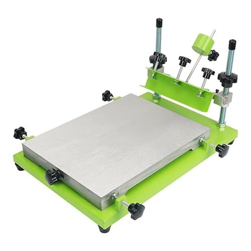 XDTKJDZ Siebdruckmaschine, Siebdruckmaschine, 53 X 47,5 X 32 cm Siebdruckmaschine, Gratis 20 cm Passende Rakel Für Den DIY-Druck von XDTKJDZ