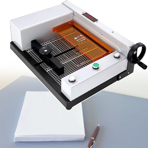 A4-Papierschneidemaschine FüR Den Schreibtisch, 40 Mm Dickes Schnittpapier, Schnittbreite 300 Mm, FüR Das Home-Office, Klassenzimmer, Schule,220V von XEEAOFE