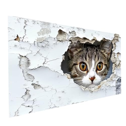 5D Diamond Painting Erwachsene Tier Runden Volldiamant Malen Nach Zahlen Katze, Diamant Strasssteine DIY Set mit Diamond Painting Zubehör, Bastelset Erwachsene für Zimmer Deko 200 x 100 cm Model-09784 5D Diamond Painting Erwachsene Tier Runden Volldiamant Malen Nach Zahlen Katze, Diamant Strasssteine DIY Set mit Diamond Painting Zubehör, Bastelset Erwachsene für Zimmer Deko 200 x 100 cm Model-09784 von XELIETOO
