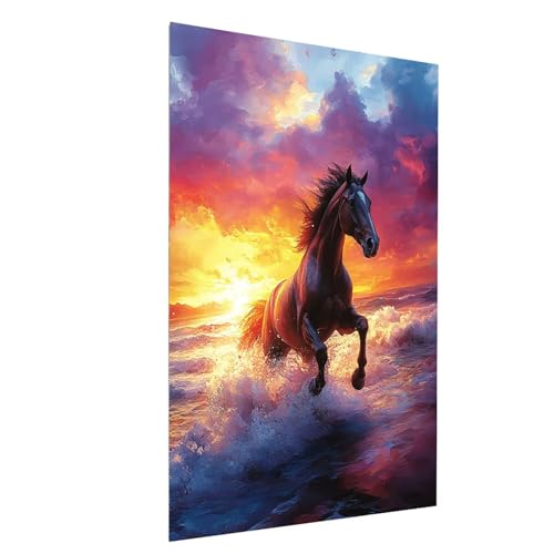Diamond Painting Erwachsene Strand Square Volldiamant Malen Nach Zahlen Horse, Diamant Strasssteine DIY set mit Diamond Painting Zubehör, Bastelset Erwachsene für Deko Wohnzimmer 25x35cm Model-15242 Diamond Painting Erwachsene Strand Square Volldiamant Malen Nach Zahlen Horse, Diamant Strasssteine DIY set mit Diamond Painting Zubehör, Bastelset Erwachsene für Deko Wohnzimmer 25x35cm Model-15242 von XELIETOO