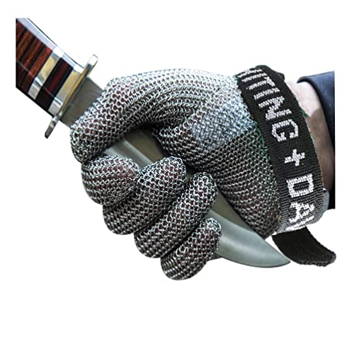 XFGFDFF Schnittfeste Handschuhe Schnittfeste Handschuhe aus Metall, Sicherheitshandschuhe aus Edelstahl für Holzschnitzerei, Angeln, Glasschneiden von XFGFDFF