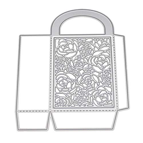 XFUYI 3D-Stanzformen aus Metall Schablone für Scrapbooking Alben Stempel Papierkarten Prägung Karbonstahl von XFUYI