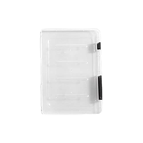 XFUYI Aufbewahrungsboxen Home Organizer Bins/transparente Aufbewahrungsbox Klare Kunststoff-Dokumentenpapierfüllung für Aktenordner Plast Black von XFUYI