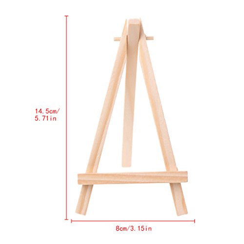 XFUYI Staffelei mit Stativ aus Holz, Malständer, Karten- und Leinwandhalter, für Hochzeiten und Partys von XFUYI