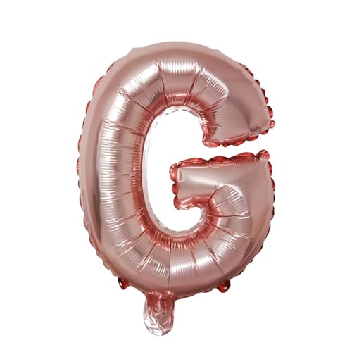 Geburtstagsballon 45 Stück 16-Zoll-Buchstabenballons Team Bride Ballon Buchstabenballons-Gold G von XHBGXMV