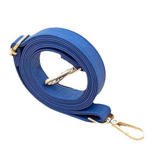 XHBYW 140 cm langer blauer Leder-Kuriergurt, verstellbarer Ersatz-Schultergurt, bequemer, langlebiger Crossbody-Taschengurt für den täglichen Gebrauch von XHBYW