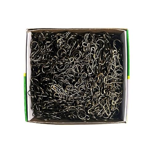 XHBYW Sicherheitsnadeln, Sicherheitsnadeln, 1000 Stück, schwarz, lila, Sicherheitsnadeln, Metallmaschenmarkierer zum Basteln, Sicherheitsnadeln, Kalebassennadeln, 22 x 10 mm, 1000 Stück von XHBYW