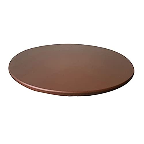 XHDZSW Runde Tischdecke, Wasserdicht Tischdecken Abwischbar rutschfeste Elastische,Tischdecke Für Zuhause, Partys,Hochzeit, Restaurant (Kaffeefarbe,Runde 100cm) von XHDZSW