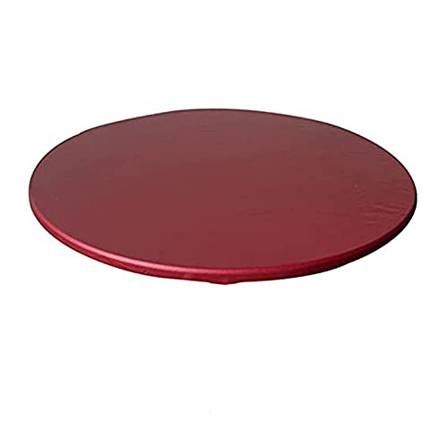 XHDZSW Runde Tischdecke, Wasserdicht Tischdecken Abwischbar rutschfeste Elastische,Tischdecke Für Zuhause, Partys,Hochzeit, Restaurant (Rot,Runde 60cm) von XHDZSW