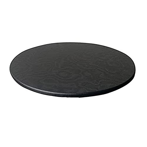 XHDZSW Runde Tischdecke, Wasserdicht Tischdecken Abwischbar rutschfeste Elastische,Tischdecke Für Zuhause, Partys,Hochzeit, Restaurant (Schwarz,Runde 100cm) von XHDZSW