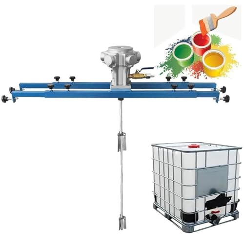 XHSMYXGS Luftrührer, pneumatischer Mischer, Farbrührmaschine, klappbarer Propeller, Luftmix-Clip-Farbmischer, Pigment-Luftmischer mit Stützaufhängung von XHSMYXGS