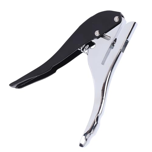 XHTLLO Mini-Lochstanzer, 8 mm, Stahl, tragbare Stanzzange, genaue Positionierung, rutschfest, für Papier, PVC, Karton (8mm / 0.3in Sealing Skin Punching Pliers) von XHTLLO