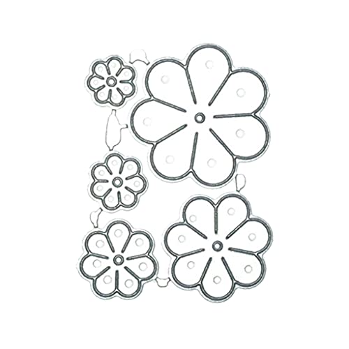 Metall-Stanzformen mit Blumen, Album, Papier, Karte, Vorlage von XIAHIOPT