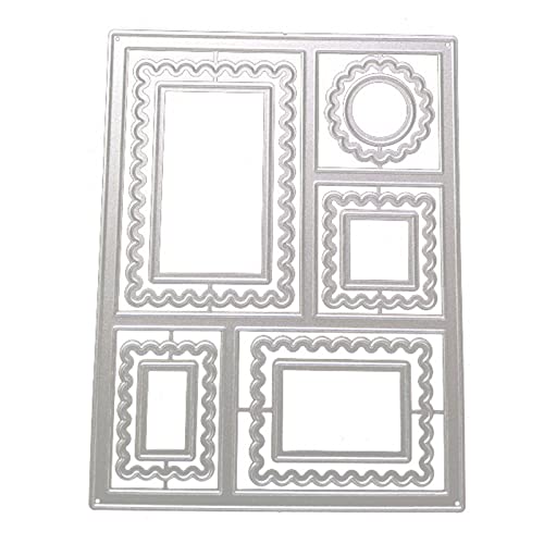 Metall-Stanzschablone, verschiedene Formen, Spitzenbordüre, Karbonstahl, Stanzformen für Papierkarten, Scrapbooking von XIAHIOPT