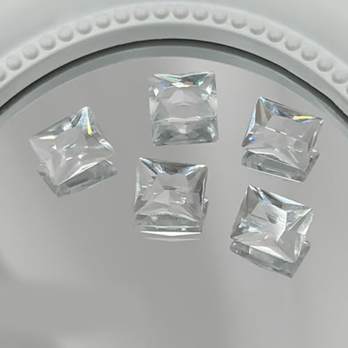 XIAHIOPT Elegante Strasssteine, 3D-Nagelkunst, Kristall-Strasssteine, spitzer Boden, Nageldekoration, Kristall, 3D-Nägel, Charm, 5 Stück von XIAHIOPT