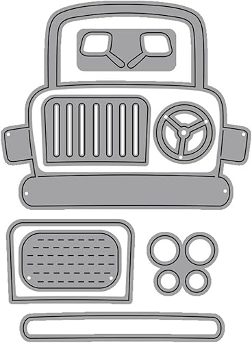 XIANMY Stanzformen Auto Metall Prägeschablone Stanzschablone für Kartenherstellung Scrapbook Einladungskarte DIY Papier Handwerk von XIANMY