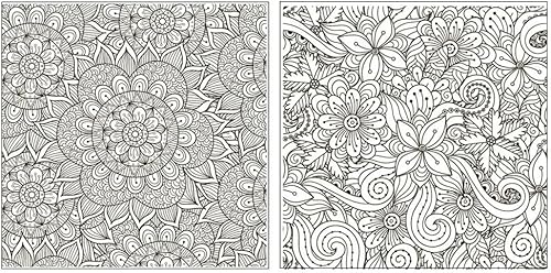 XIANMY Transparente Mandala-Blumen-Stempel, Aufkleber, Schablone, Prägeschablonen für Grußkarten, Hintergrund, Scrapbooking, Dekoration, 2 Stück von XIANMY