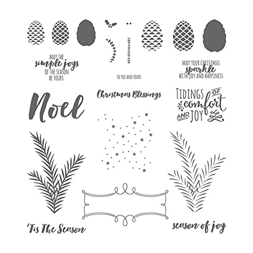 XIANZI Transparenter Klarer Silikonstempel, Siegel Für DIY Scrapbooking Weihnachten Pine Tree Seal Tannenzapfen Kohlenstoffstahl Stanzformen DIY Scrapbooking Fotoalbum Prägen Papierkarten machen von XIANZI