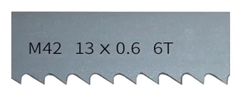 1 Stück 1425 1570 1790 2240 x 13 mm mit 6, 14Tpi Bandsägeblatt M42 Bimetall 1/2 Zoll Bandsägeblätter.(10-14Tpi,Length 1085mm) von XIAONIYI