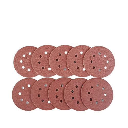 10pcs 125 mm 5 "Hakenschleifenscheibenpapier mit 8 Lochsandpolstern 40GRIT-3000GRIT Schleifer Schleifschreiber for polnische Maschine(Size:1500) von XIAONIYI