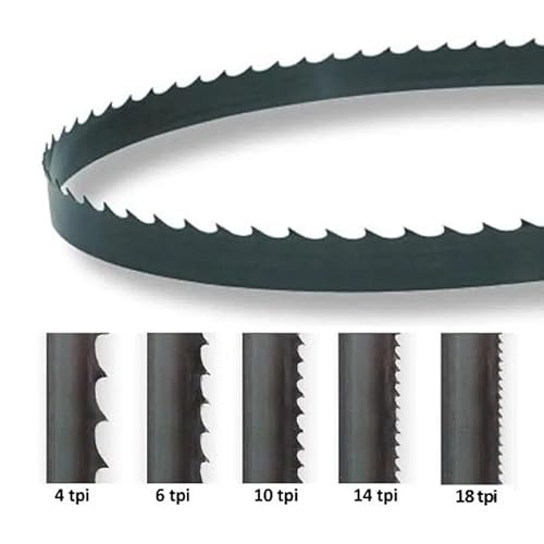 2 stücke 1510mm Bandsägeblätter 4 6 14 TPI 1510x9,5x0,35mm Holzbearbeitungswerkzeuge Zubehör(4TPI) von XIAONIYI