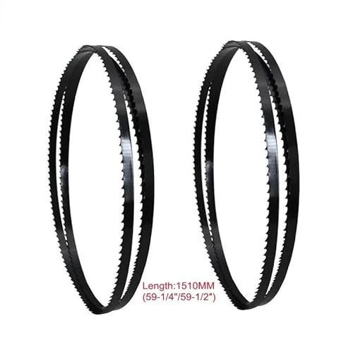 2PC 1510mm Band Sägeblatt 59-1/4 "59-1/2" 4 6 14 TPI 6,5 9,5 13mm Breite Carbon Band Säge Holzbearbeitung Werkzeuge(1510x6.5x0.35mm 14T) von XIAONIYI