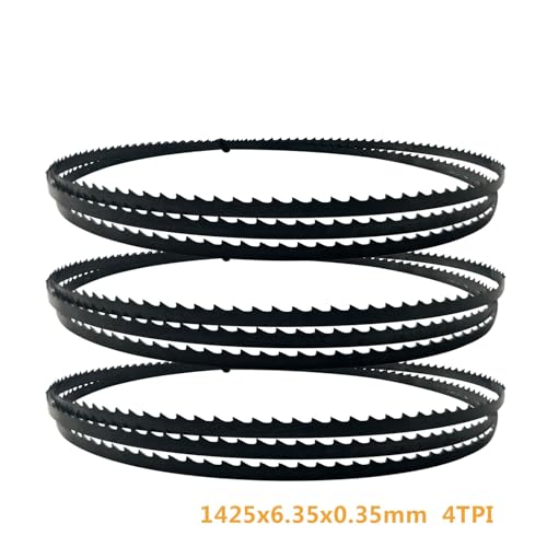 3 stücke 1425mm Bandsägeblatt 3 4 6 10 14 TPI 1425X6,35X0,35 Mm Carbon Band Sägeblätter holzbearbeitung Werkzeuge Zubehör(4 TPI) von XIAONIYI