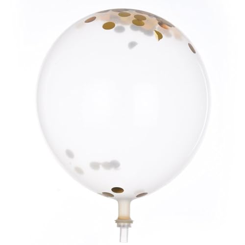 Klare Konfetti-Ballons | 20-teiliges 12-Zoll-Partyballon-Set aus buntem Metall und Chrom - Geburtstagsballons, Partydekoration für Verlobung, Brautparty, Party, Babyparty Xiaoxiaoyu von XIAOXIAOYU