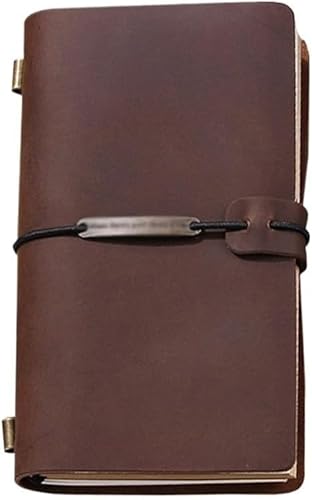 Handheld Ledger Crazy Horse Skin Notizbuch Traveler Business Notizbuch von XIAOYIWIN