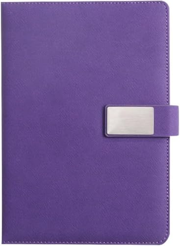 Notizblock mit Schnalle Business Notebook A5 intime Notebook Notizblock(Purple) von XIAOYIWIN