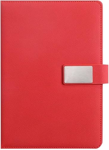 Notizblock mit Schnalle Business Notebook A5 intime Notebook Notizblock(Rosso) von XIAOYIWIN