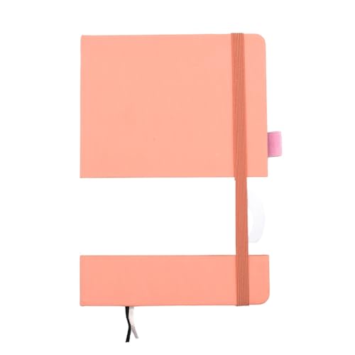 Notizbuch, gepunktet, A5, Notizbuch for Schüler, Tagebuch, Elfenbeinweiß, 100 g/m², Papier, Planer, Büro, Schulbedarf, Schreibwaren for die Arbeit, das Studium(Pink) von XIAOYIWIN