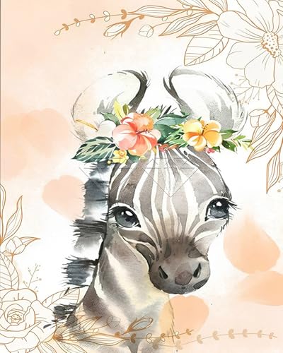 XIAOYOUQIAN Malen Nach Zahlen Erwachsene Kinder, Mädchen Und Junge, Farbiges Leinwand Acrylfarben Diy Ölgemälde Set Zur Heimdekoration, 40X50Cm ,Cartoon Aquarell Tier Zebra Kunst,Mit Rahmen XIAOYOUQIAN Malen Nach Zahlen Erwachsene Kinder, Mädchen Und Junge, Farbiges Leinwand Acrylfarben Diy Ölgemälde Set Zur Heimdekoration, 40X50Cm ,Cartoon Aquarell Tier Zebra Kunst,Mit Rahmen von XIAOYOUQIAN
