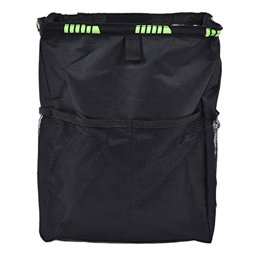 XIASABA Tasche 33×23×5 Auto-Müll-Aufbewahrungstasche, wasserdicht, faltbar, Oxford-Stoff, Auto-Abfallbehälter mit Deckel und Taschen von XIASABA